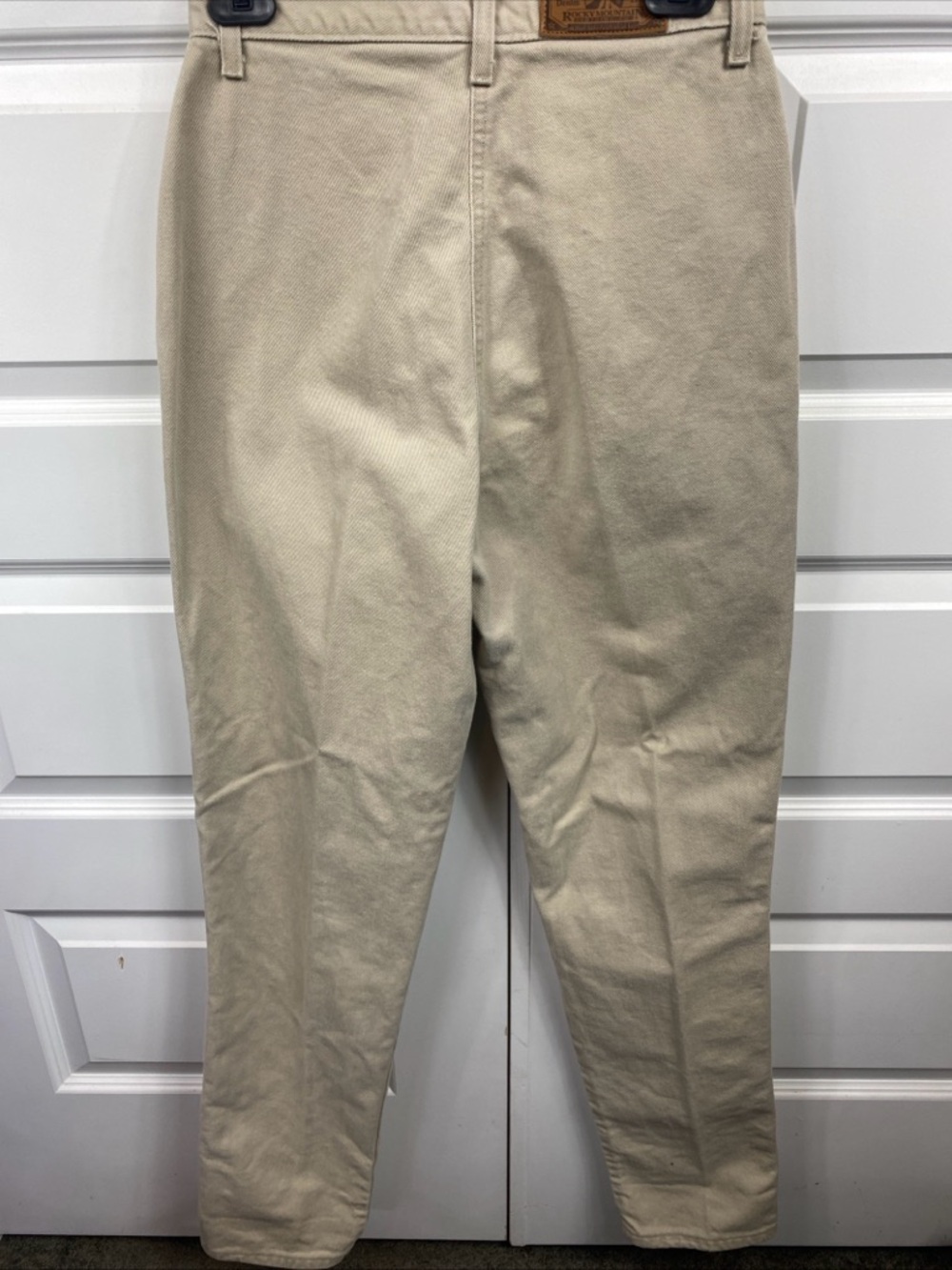 Rocky Mountain Jeans Rockies Western Bareback Womens 9/10 Long Vintage 90s Beige - Picture 4 of 8